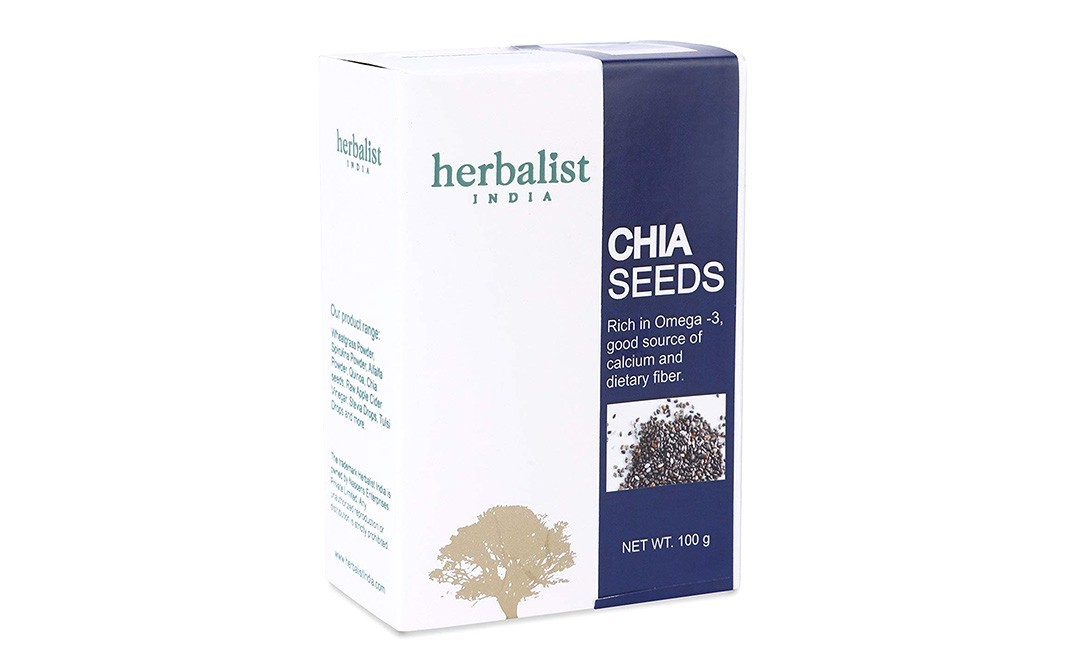 Herbalist Chia Seeds    Box  100 grams